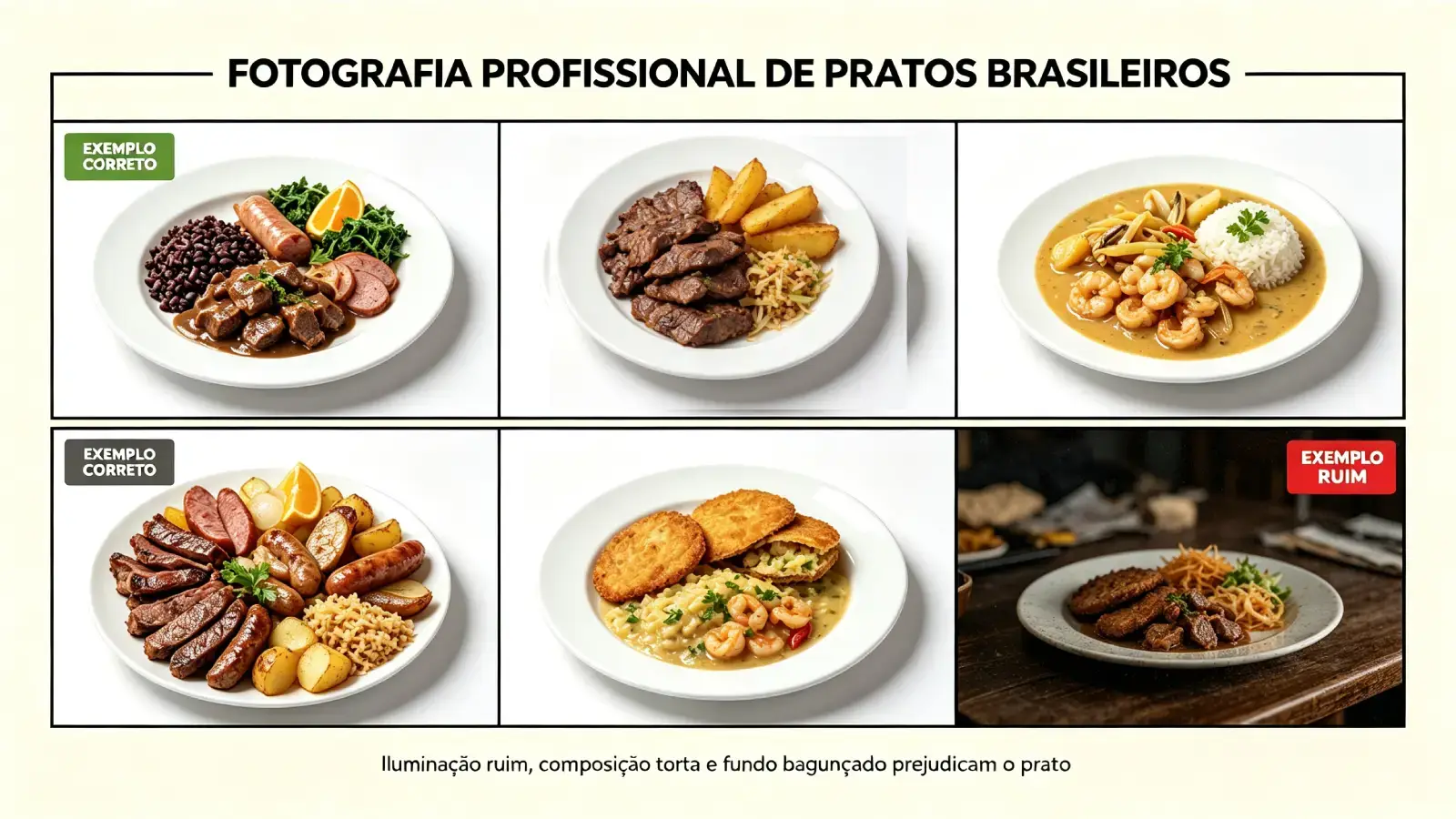 Prato novo com foto fora do padrão visual do cardápio