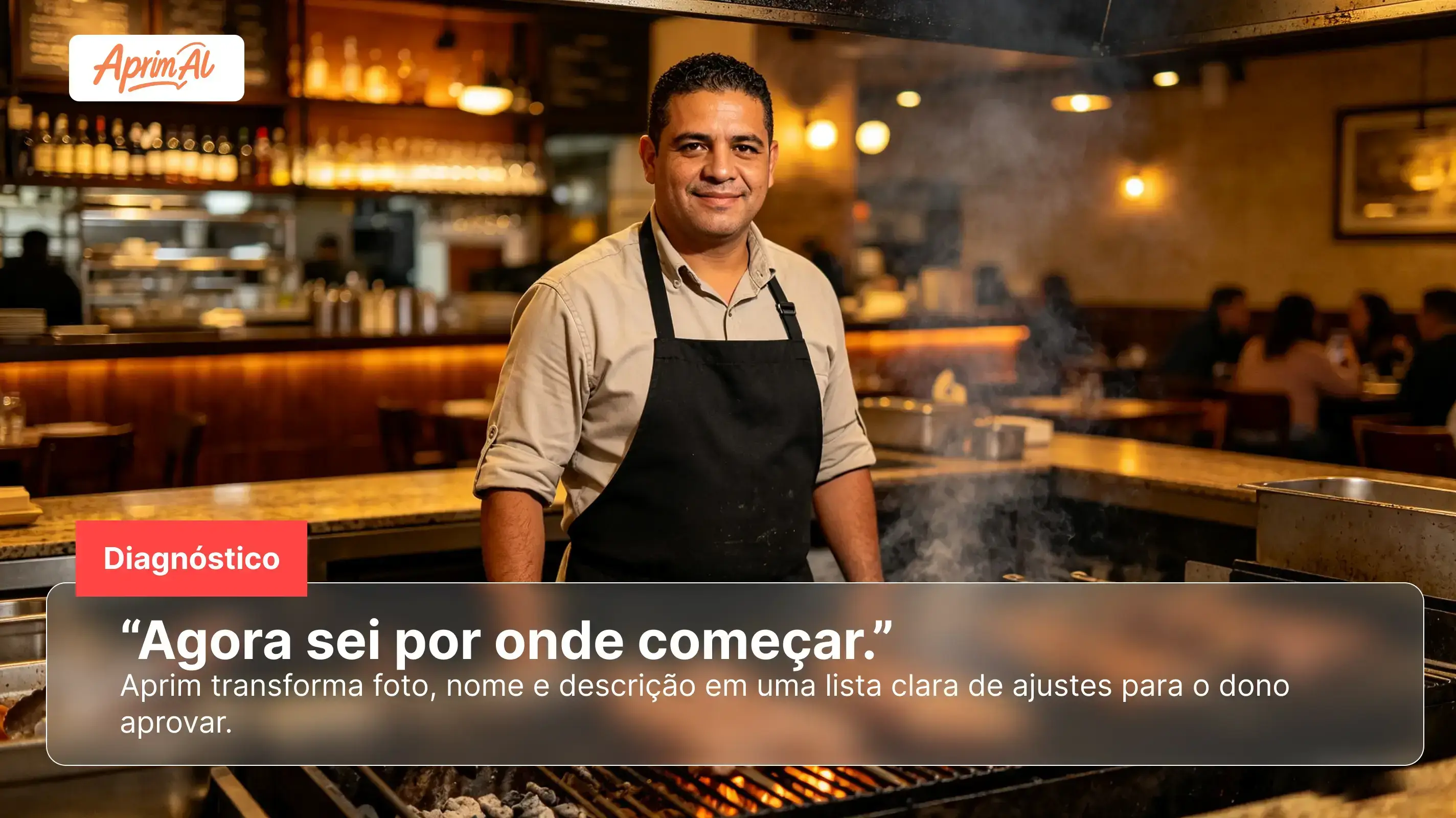 Exemplo visual de foto fiel ao prato real