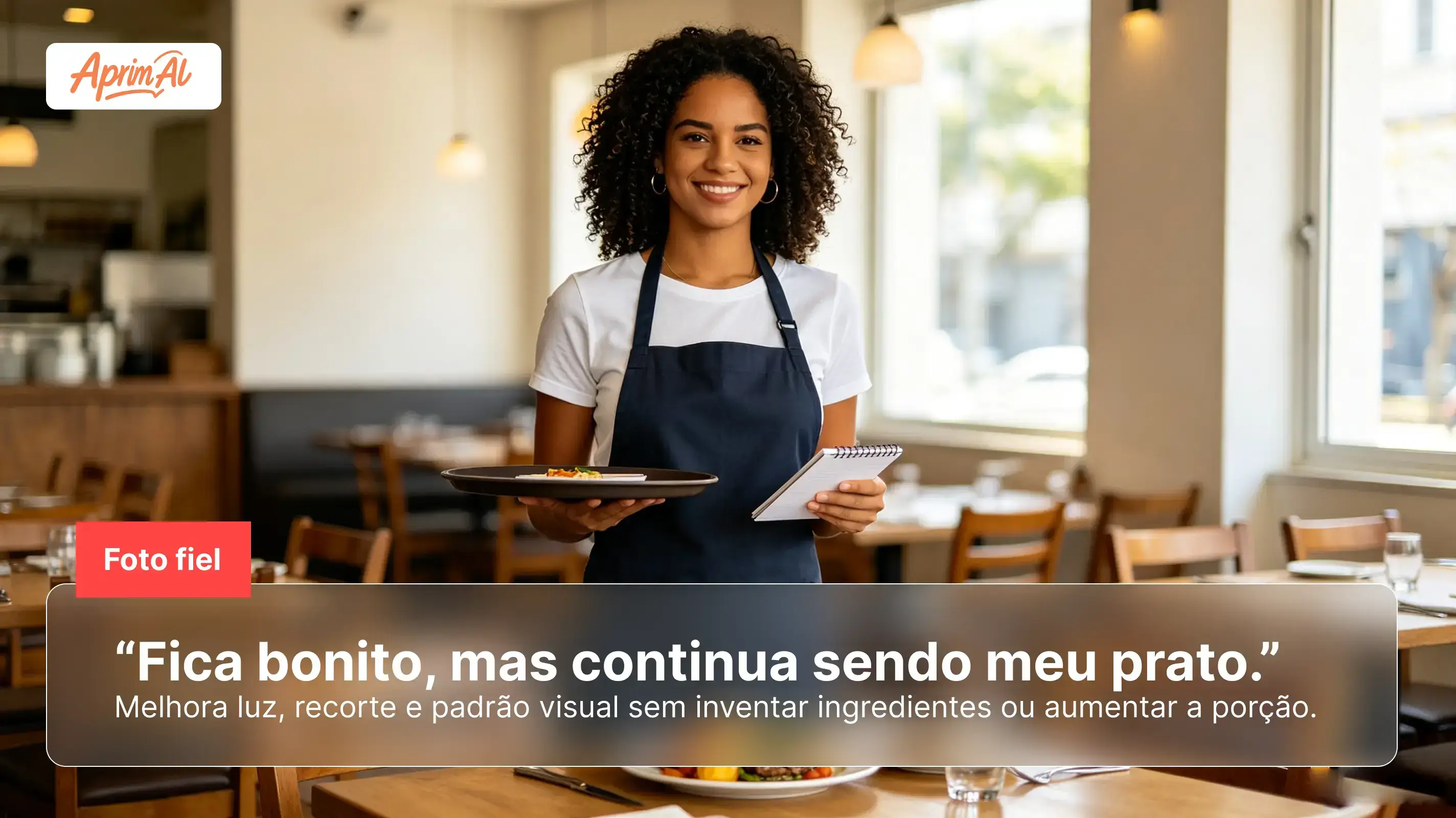 Exemplo visual de padrão de marca para novas fotos